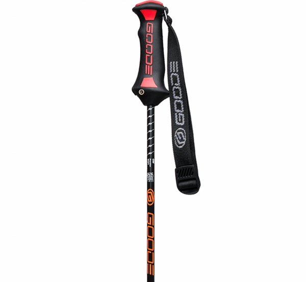 salomon arctic orange ski poles Goode Pure Carbon Ski Pole (ORANGE/54)