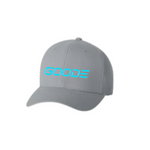 GOODE Unisex Flexfit Mid-Profile Hat Gray/Teal