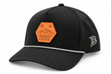 Curved Canvas 5 Panel Rope Hat